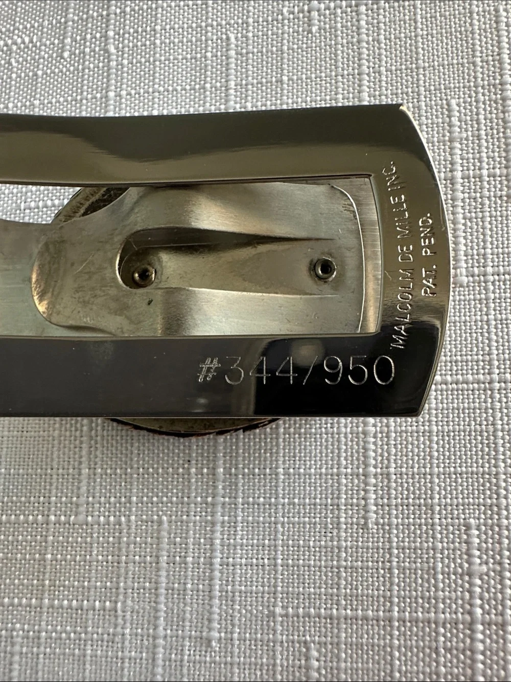 Arnold Palmer limited edition money clip. #344 of 950. New in see through case.